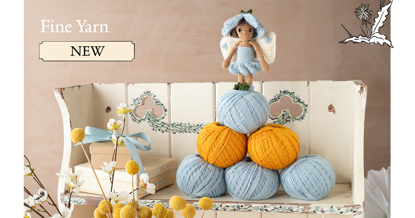 Fine wool bundles new colours hyacinth yellow toft